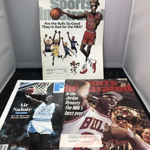 Michael Jordan Sports Illustrated Beckett Lot (3) Chicago Bulls - Bild 1 von 7