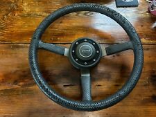 87-95 Jeep Wrangker YJ  XJ Cherokee Limited Gray Leather 3 Spoke Steering Wheel
