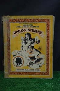 ANCIENNE PARTITION POUR PIANO JOHAN STRAUSS LIVRE 105 PAGES - Imagen 1 de 4
