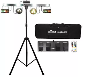 Chauvet GigBar 2.0 DMX LED 4-In-1 Light FX Bar w/Tripod+Footswitch+Remote+Bag - Picture 1 of 11