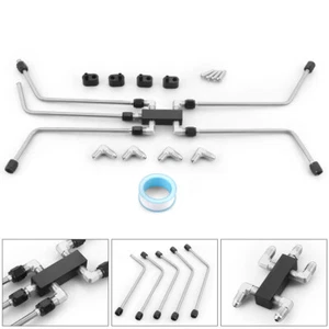 Complete Stainless Steel Coolant Crossover Steam Vent Kit for LS1 LS2 LS3 LS6 - Picture 1 of 8