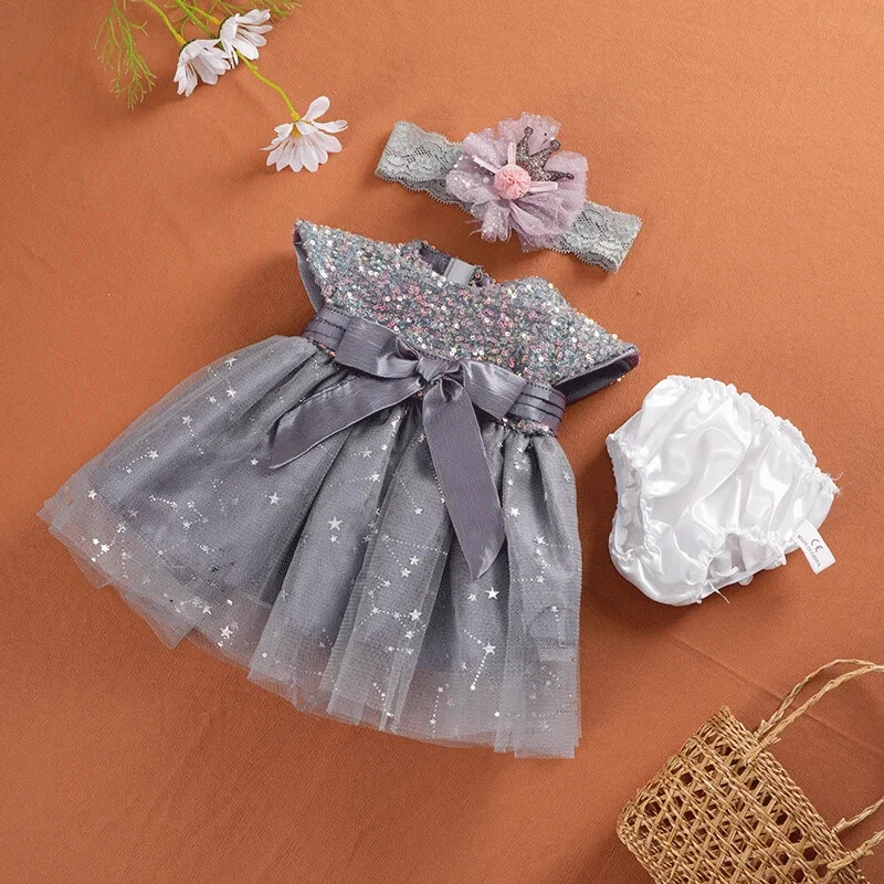 55cm Doll Clothes Dress for Reborn Girl Doll Accessories for 22inch Doll Hoodie - Image 1 of 4
