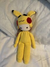 Pikachu Costume Child Pokémon Handmade Crochet