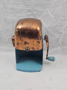 VINTAGE RETRO GREEN COPPER ICE-O-MAT ICE CRUSHER VOGUE MODEL - Picture 1 of 5