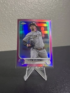 2022 Topps Chrome Blake Snell Base Pink #196 - San Diego Padres-NM/M - Picture 1 of 2