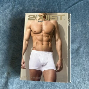 2(x)IST 100% Pima Cotton One Boxer Brief White Size Small NiP - Picture 1 of 4