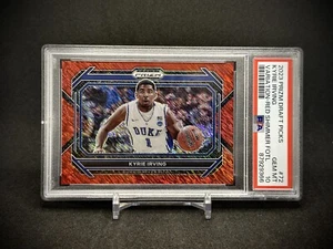 Kyrie Irving 2023 Panini Prizm FOTL Red Shimmer Variation Prizm /9 SSP PSA 10 - Picture 1 of 3