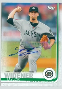 2019 Topps Pro Debut Prospect Autograph #101 Taylor Widener Generals - Picture 1 of 1