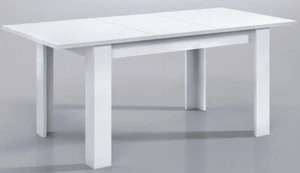 Mesa de Comedor Extensible para Salon o Cocina, con acabado de color Blanco - Imagen 1 de 5