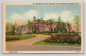 Postal Pink Palace Museum Memphis Park Commission Memphis TN lino sin publicar - Imagen 1 de 2