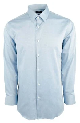 Camisa de vestir Hugo Boss de algodón de ajuste regular para hombre Foto 1 de 4
