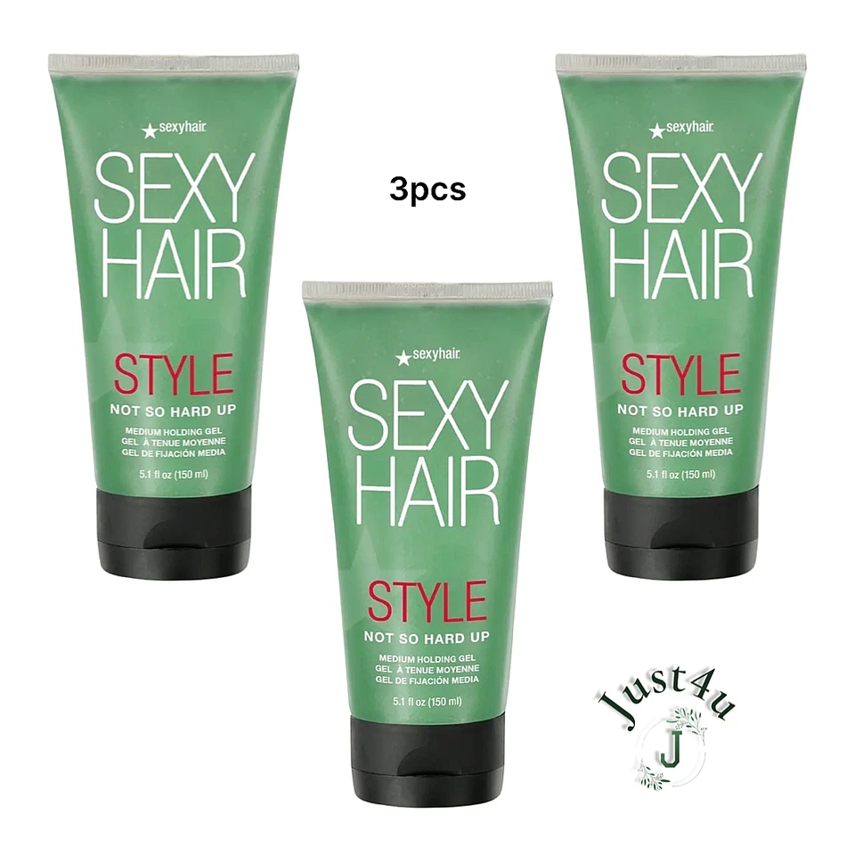 Gel de sujeción medio estilo cabello sexy no tan duro, 5,1 oz (paquete de 3) ¡¡NUEVO!!! Foto 1 de 1