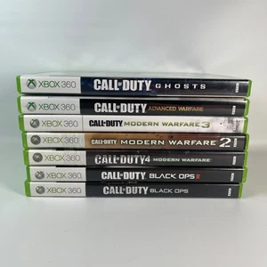 Call Duty Xbox 360 Game Lot 7 Modern Warfare, Black Ops, Ghost, Adv - Complete - Picture 1 of 24