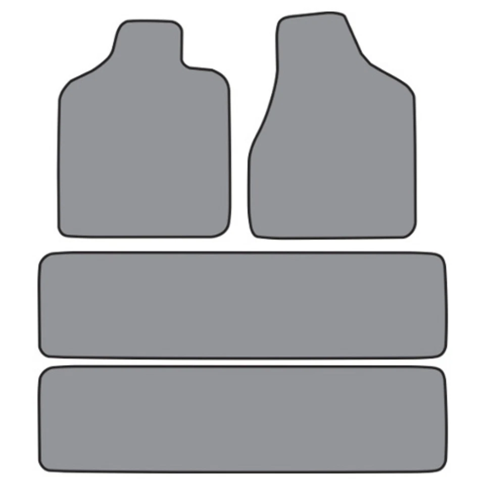 Tapetes de assoalho para 96-00 Plymouth Grand Voyager Frts & Rr Runners Cutpile 4 peças - Imagem 1 de 4