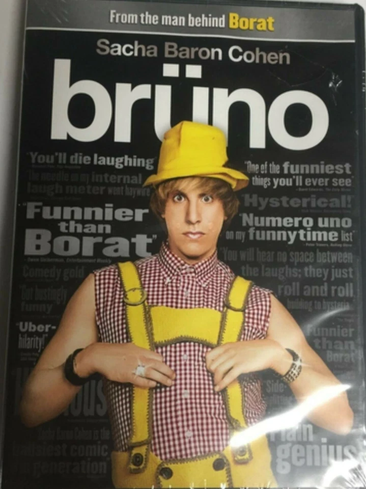 Bruno (DVD,2009,Widescreen) Sacha Baron Cohen, Brand New Factory Sealed! - Image 1 of 1