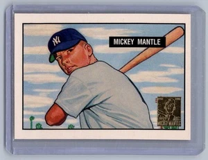 1996 Topps 1951 Bowman #253 Mickey Mantle reprint - Picture 1 of 2