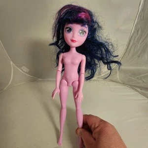 MLP My Little Pony Equestria Girl Twilight Sparkle Nude Jointed Doll Reroot OOAK - Picture 1 of 4