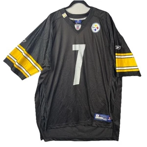 Ben Roethlisberger Pittsburgh Steelers Jersey Men’s 2XL Big Ben Black NFL Equip - Picture 1 of 12