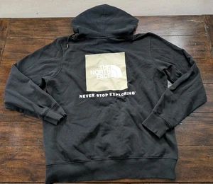 Sudadera con capucha para hombre The North Face L Never Stop Exploring logotipo de caja suéter negro gris - Imagen 1 de 12