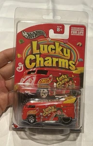 2003 Hot Wheels Lucky Charms Customized VW Drag Bus Real Riders w/Protector - Picture 1 of 5