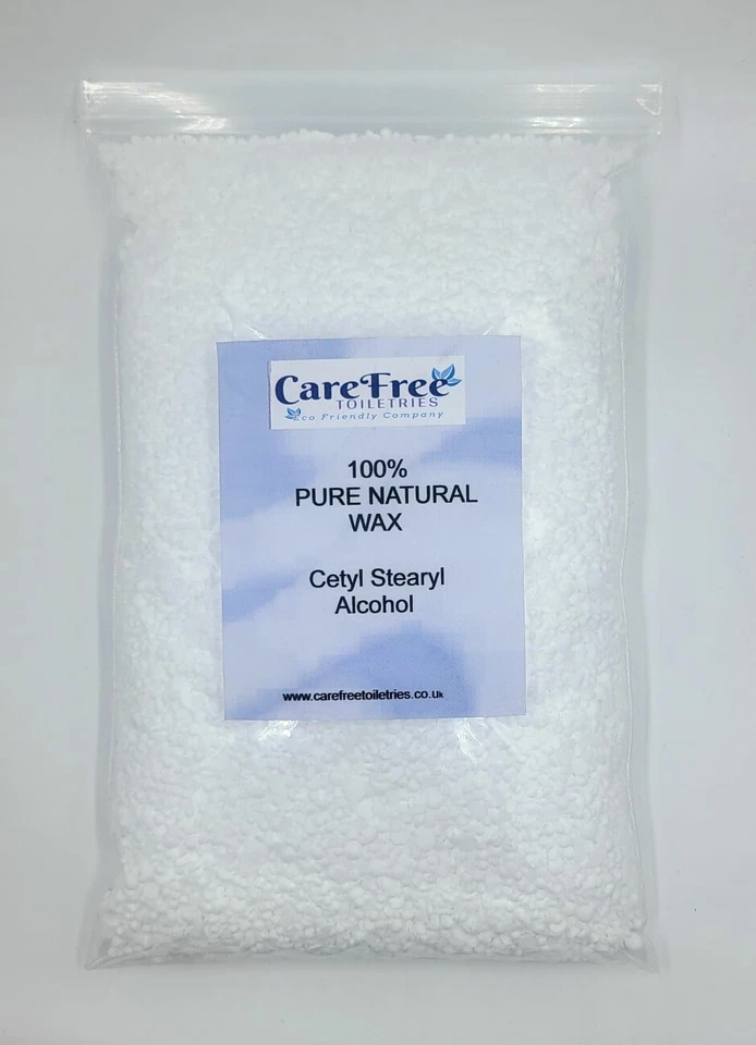 ALCOOL CETILICO STEARILICO GRADO COSMETICO PER CERE, CREME E MOLTO ALTRO 100G-1000G - Immagine 1 di 1