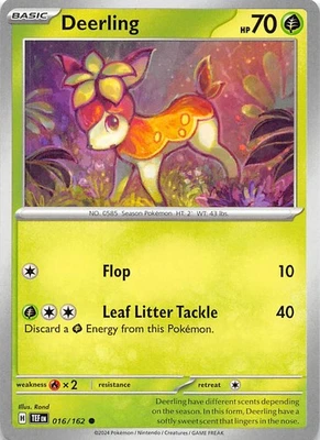 Deerling 016/162 SV05 Temporal Forces Pokemon 007691 - Image 1 of 2