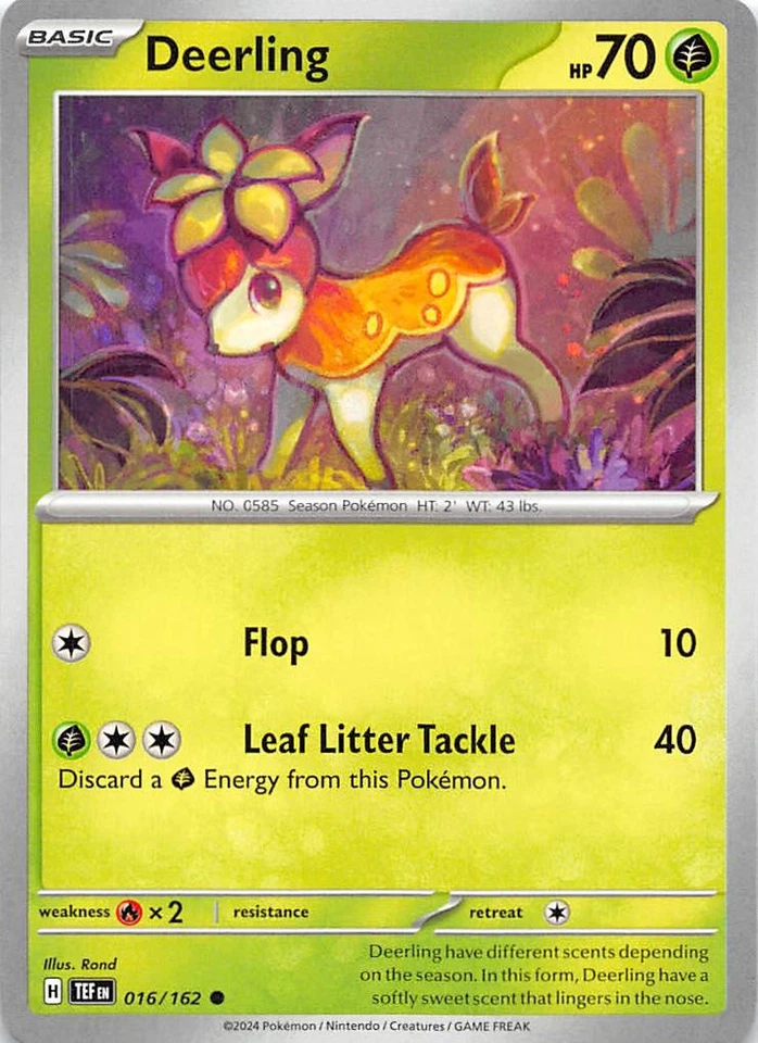 Deerling 016/162 SV05 Temporal Forces Pokemon 007691 - Image 1 of 2