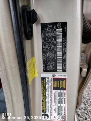 FRONT AC EVAPORATOR HOUSI 871030E040 2011 TOYOTA CAMRY Foto 1 de 4