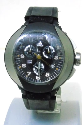 Adidas Unisex Plata y Negro Tono Plata Esfera Cronógrafo Cuarzo Reloj ADP1128 Foto 1 de 4