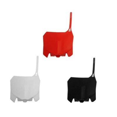 Placa de matrícula delantera de plástico para Honda CRF250R 2014-2017 CRF450R 2013-2016 Foto 1 de 4