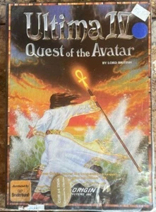 Ultima IV 4 Quest of the Avatar C-64 New Old Stock Original Shrink Wrap!!! - Picture 1 of 7