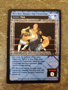 WWE WWF Raw Deal CCG - Its Not Always the Charisma - Picture 1 of 3