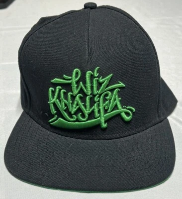 Wiz Khalifa Rapper Music Tour Snapback Hat Black Cap Rap Hip Hop Bio-Dome - Image 1 of 3