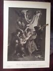 Rubens.. (artist.) .title,..Descent from the Cross...Mezzogravure vintage print