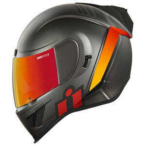 Icon Motorsports Airform Resurgent Red Motorcycle Full Face Helmet 