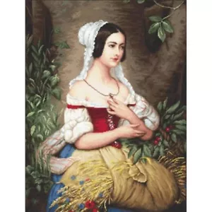 Gobelin kit Tapestry embroidery Kit Corn picker Luca-S G576 DIY Unprinted canvas - Picture 1 of 3