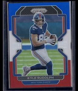 Panini Prizm #230 2021 Kyle Rudolph rojo blanco y azul New York Giants - Imagen 1 de 2