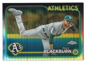2024 Topps Chrome - Paul Blackburn #43 Prism Refractor - Picture 1 of 1