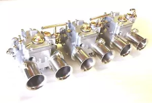 TRIPLE 45 DCOE CARBURETTOR CARB NEW SUIT WEBER CARBY HOLDEN SIX VALIANT 6CYL - Picture 1 of 3