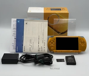 Sony PSP-3000 Console Yellow Complete in box Region Free w/2GB - Excellent+ - Picture 1 of 22