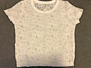 All About Eve beautiful white lace crop top Size 8 - Picture 1 of 3