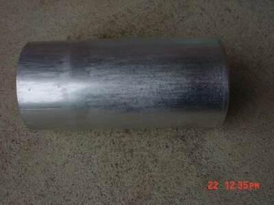 Lot of 6  6" Seamless Aluminum Mold 3" dia Concave Base for pillar candle making - Image 1 of 3