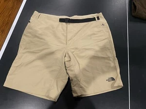 North Face Shorts Mens 38 Beige Belted 9 Inch Outdoor Hiking Nylon Lightweight - Picture 1 of 8