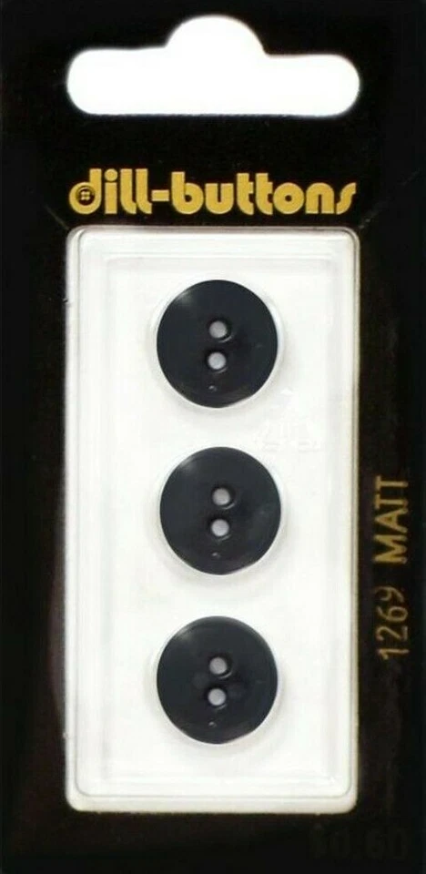 Dill Buttons ~ (1269) - 1/2" - 3 ct - Image 1 of 1