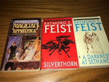 Raymond E. Feist lot of 3 different paperback books from "Riftwar Saga Series"