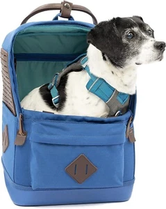 Petsafe Kurgo Nomad Backpack Blue - Hiking Travel Dog Cat Carrier - Picture 1 of 6