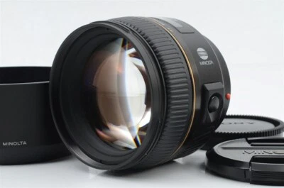 Minolta AF 85mm f/1.4 G (D) Lens w/Hood [Very good] from Japan (06-W53) - Image 1 of 4