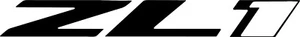Chevy ZL1 Logo Vinyl Decal Stickers; Cars, Racing, Camaro, Corvette, Truck - Foto 1 di 1
