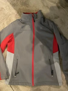 Magellan Boys Water Repellent Jacket Color Red /Gray YL - Picture 1 of 4