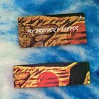 My Brother’s Keeper Zox Strap Reversible Wristband NEW White Star gold stitch #9